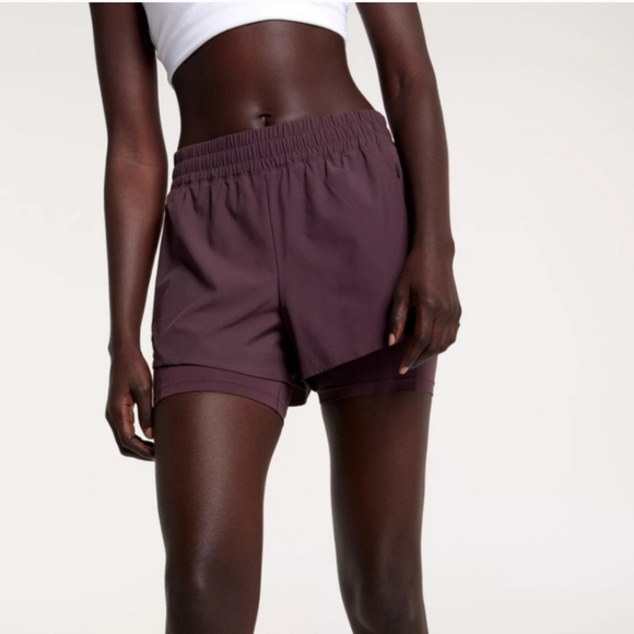 CALIA by Carrie Underwood Pants - 🆕 CALIA Women’s Brown Mid-Rise Infinity  Shorts